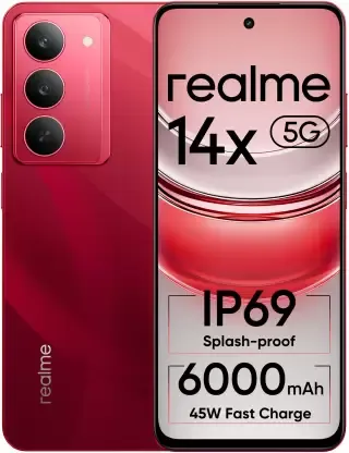 Realme 14x 5G (Jewel Red,128 GB) (8 GB RAM) | CrazzyHub