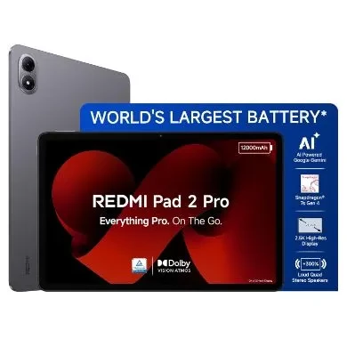 REDMI Pad 2 Pro 5G 8 GB RAM 256 GB ROM 12.1 inch with Wi-Fi +5G