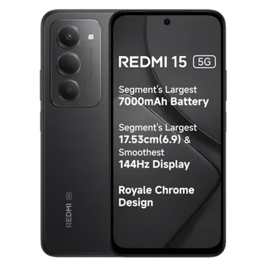 REDMI 15 5G (Midnight Black, 256 GB) (8 GB RAM) | CrazzyHub