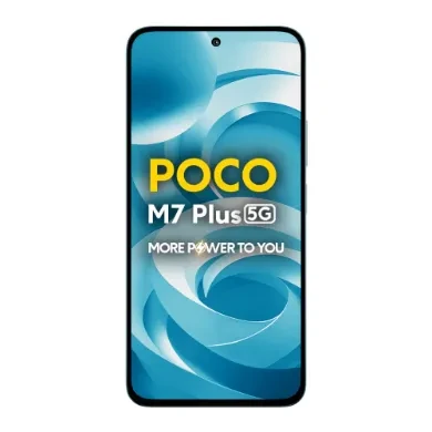POCO M7 Plus 5G (Aqua Blue, 128 GB) (4 GB RAM) | CrazzyHub