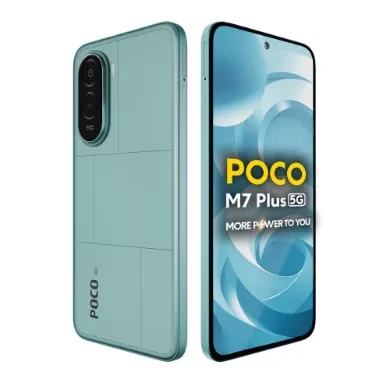 POCO M7 Plus 5G (Aqua Blue, 128 GB) (4 GB RAM) | CrazzyHub