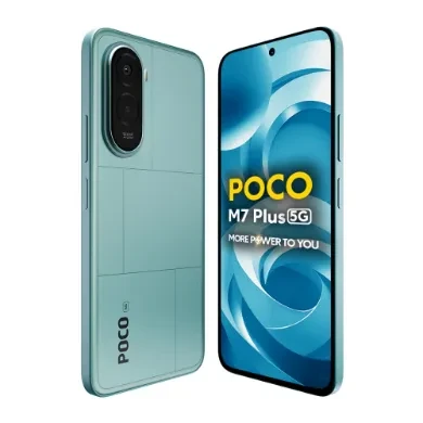 POCO M7 Plus 5G (Aqua Blue, 128 GB) (4 GB RAM) | CrazzyHub