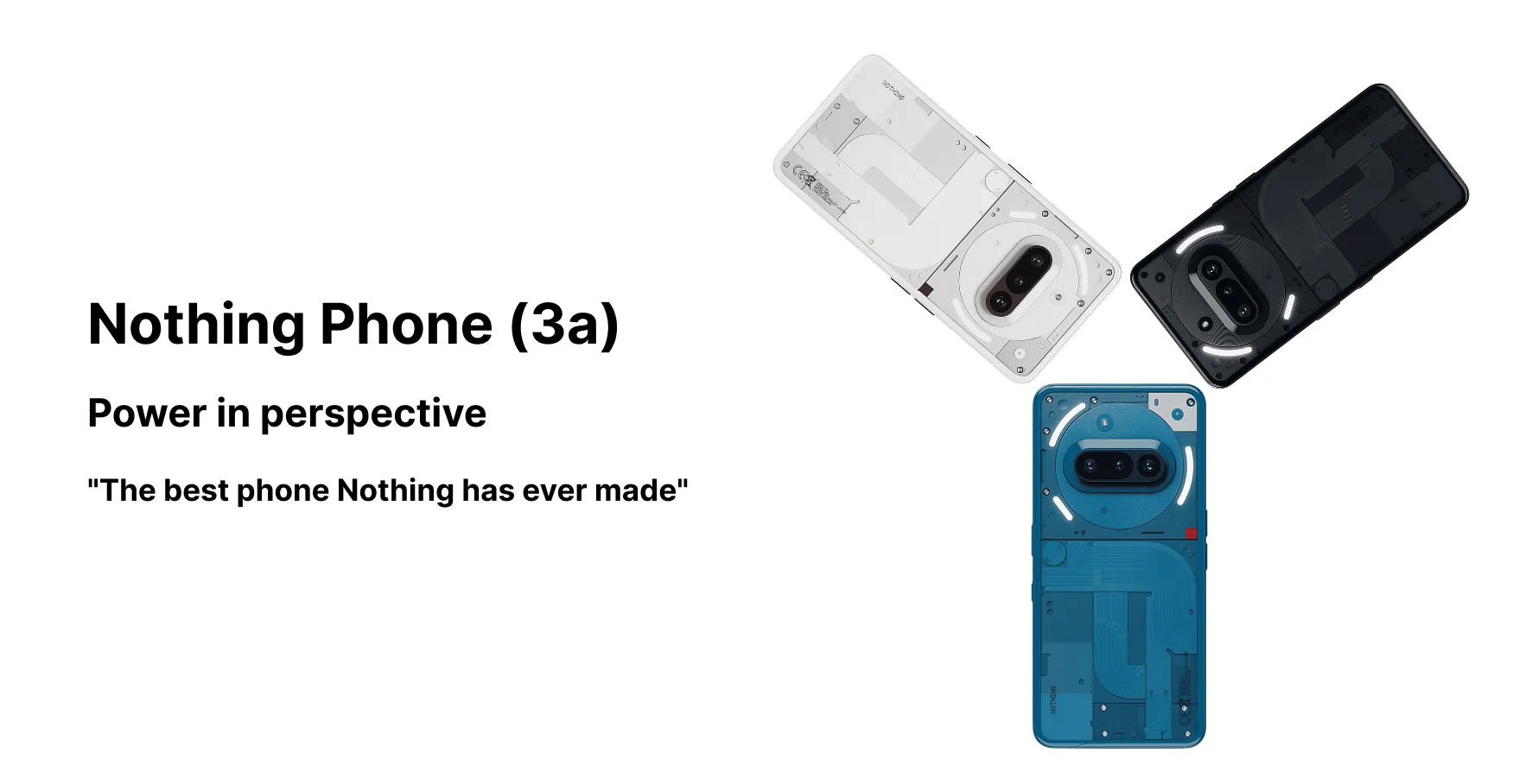 Nothing Phone (3a) (Blue, 256 GB) (8 GB RAM)